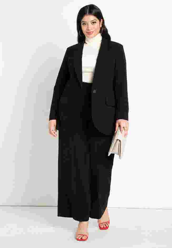Long Line One Button Blazer image number 2
