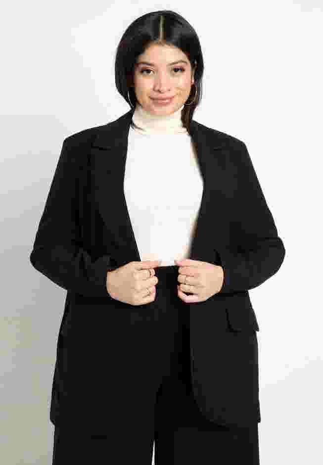 Long Line One Button Blazer image number 0