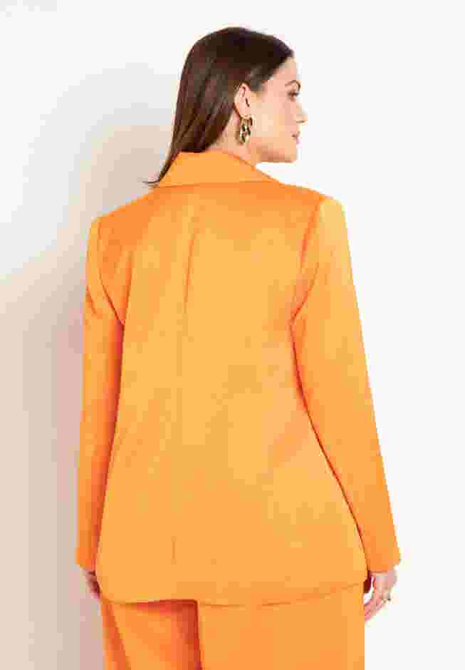 Oversized Satin Blazer image number 1
