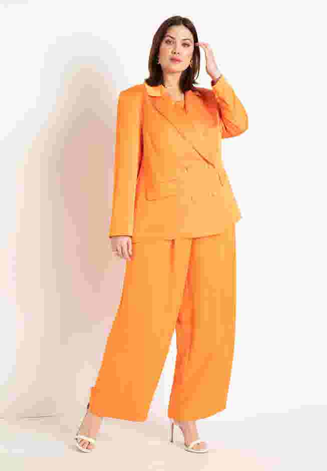 Oversized Satin Blazer image number 3