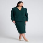 The 365 Semi Stretch Midi Column Skirt image number null