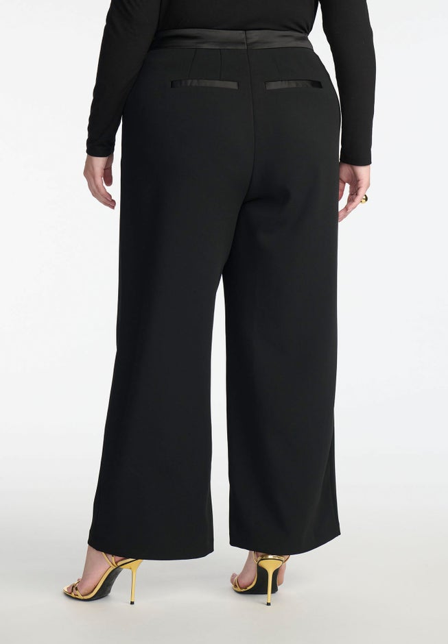 Eloquii X Kate Spade New York Tailored Wide Leg Trouser image number 3