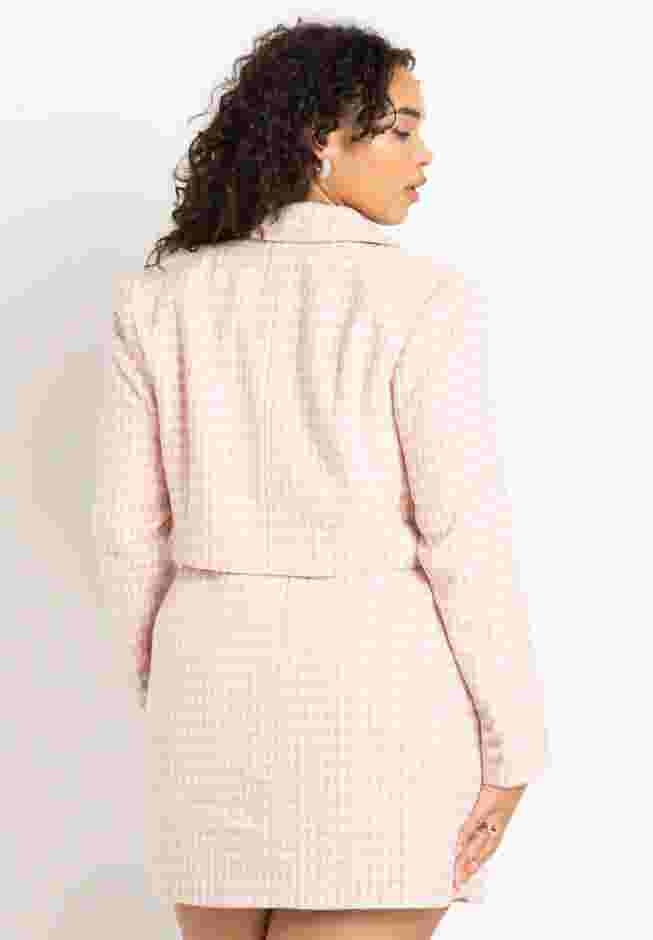 Tweed Crop Blazer image number 1