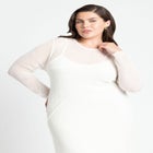 Seamed Sweater Dress image number null