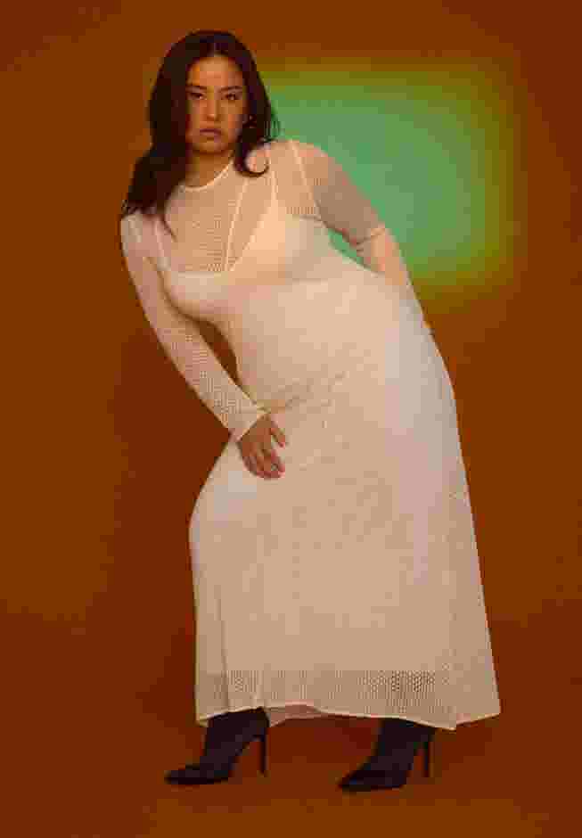 Seamed Sweater Dress image number 0