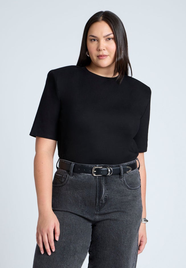 Dramatic Shoulder Tee image number null