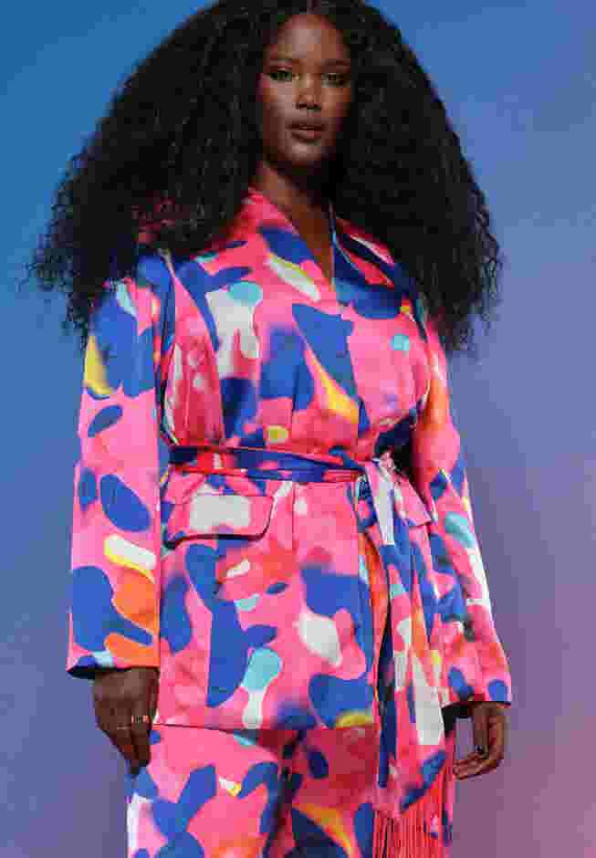 Printed Blazer image number 3