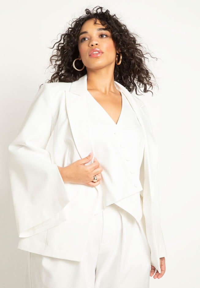 Slit Sleeve Blazer image number 0