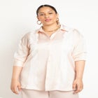 Lace Detail Satin Jacket image number null