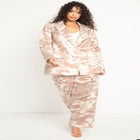 Printed Sequin Blazer image number null