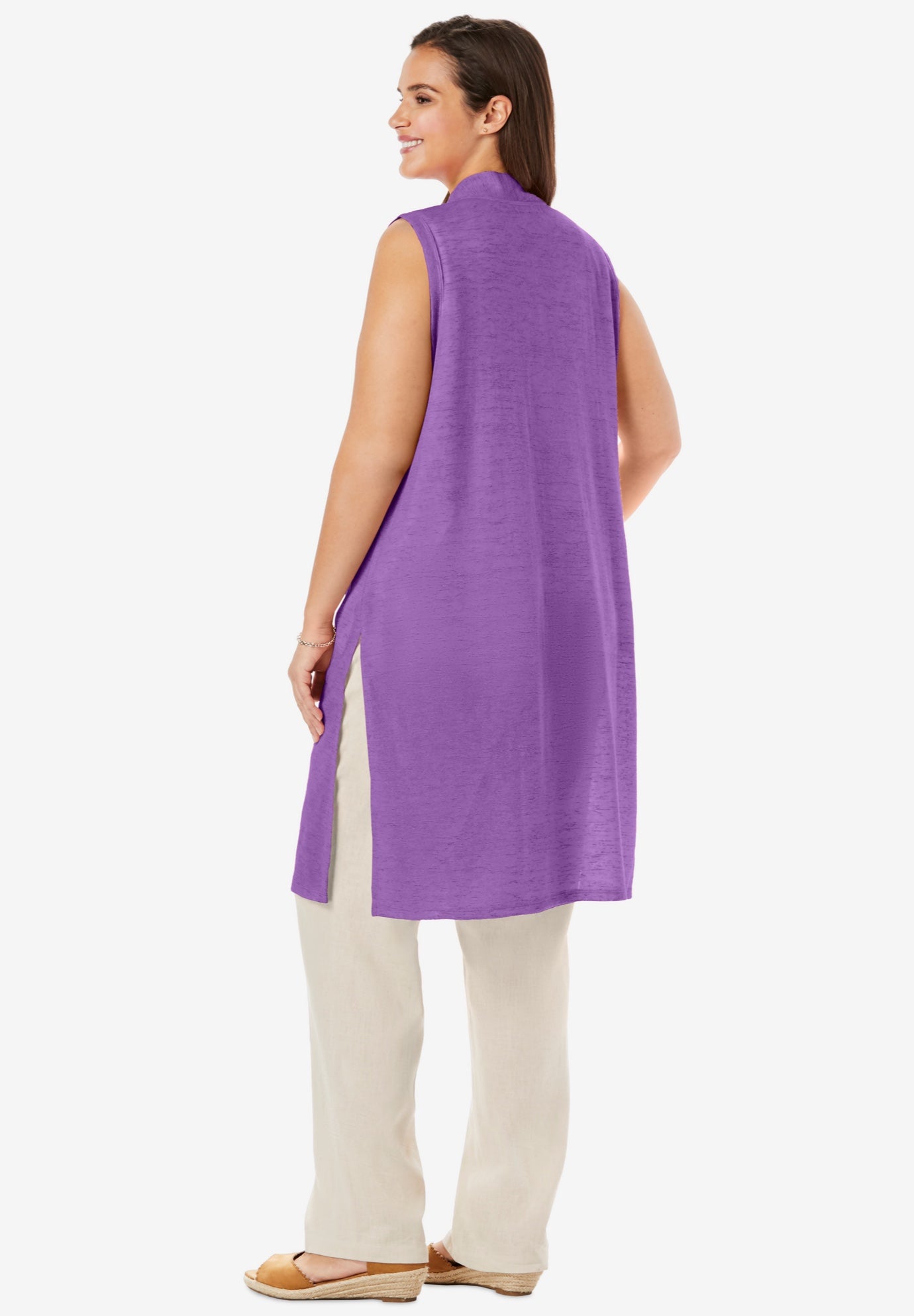 Lightweight Linen Vest image number 1