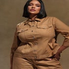 Twill Shaped Jacket image number null