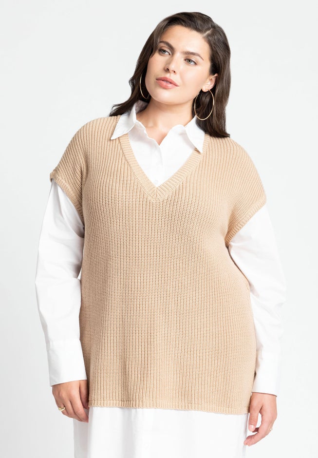 Twofer Shirt Dress image number null