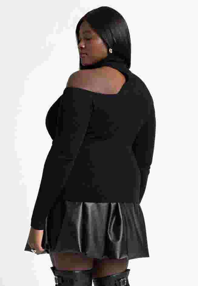 Shoulder Cutout Sweater image number 1