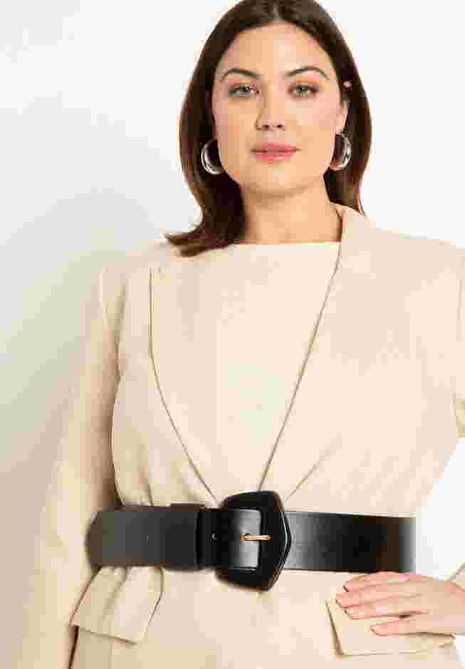 Wide Padded Buckle Belt image number 0