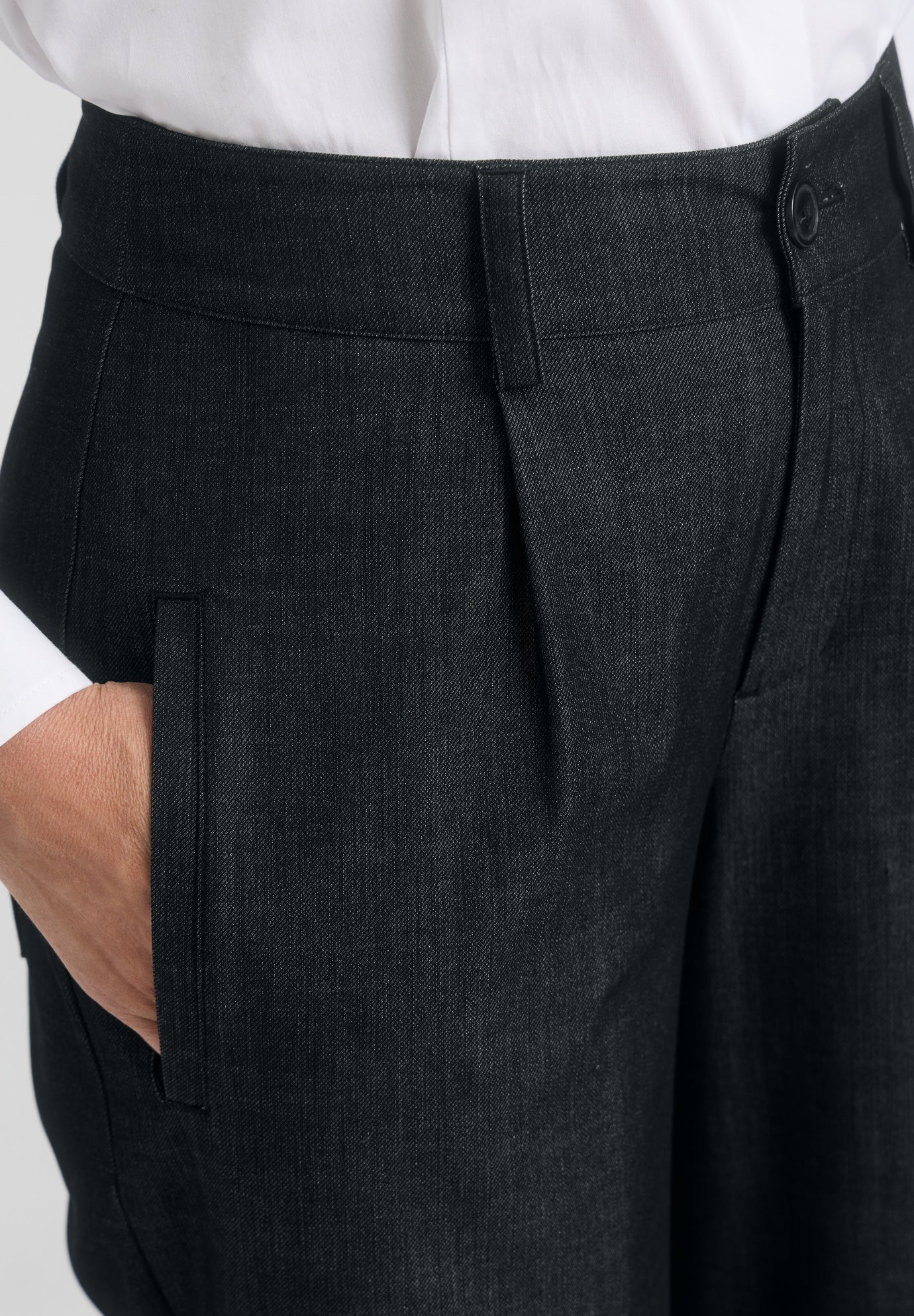 Slubbed Denim Trouser image number 3