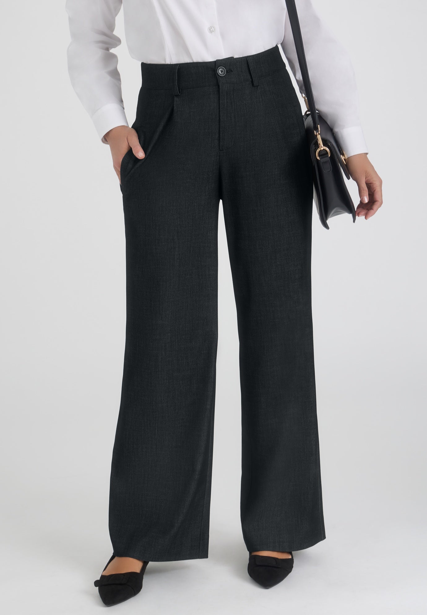 Slubbed Denim Trouser image number 0