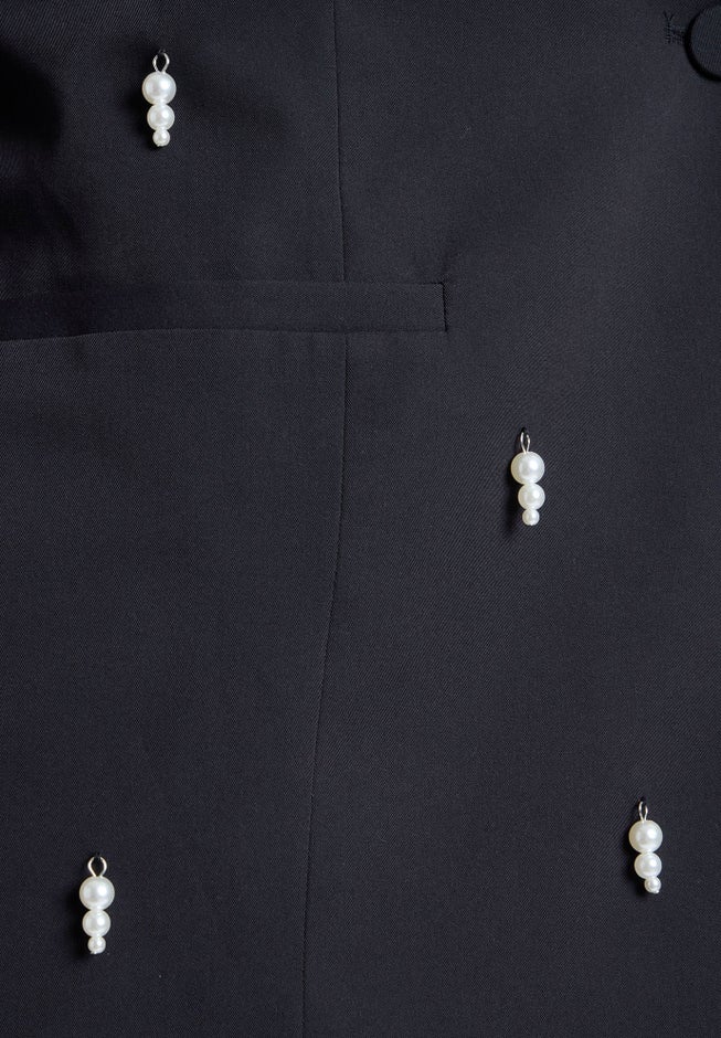 Pearl Detail Blazer image number null