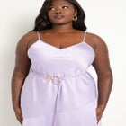 Tie Waist Abstract Buckle Belt image number null