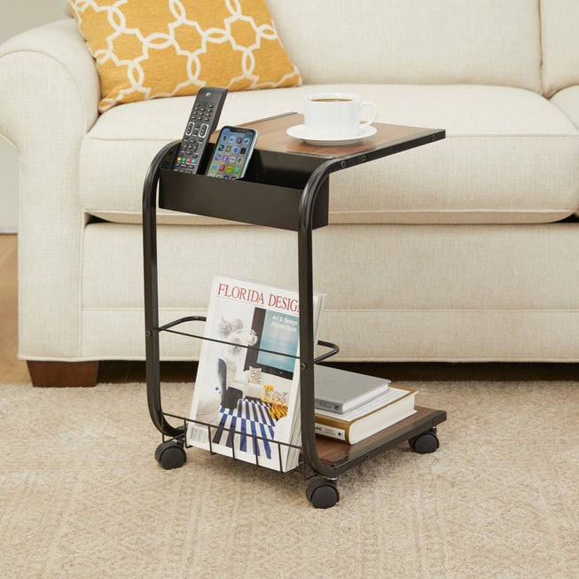 Rolling Side Table image number null