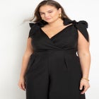 Tie Strap Wide Leg Jumpsuit image number null