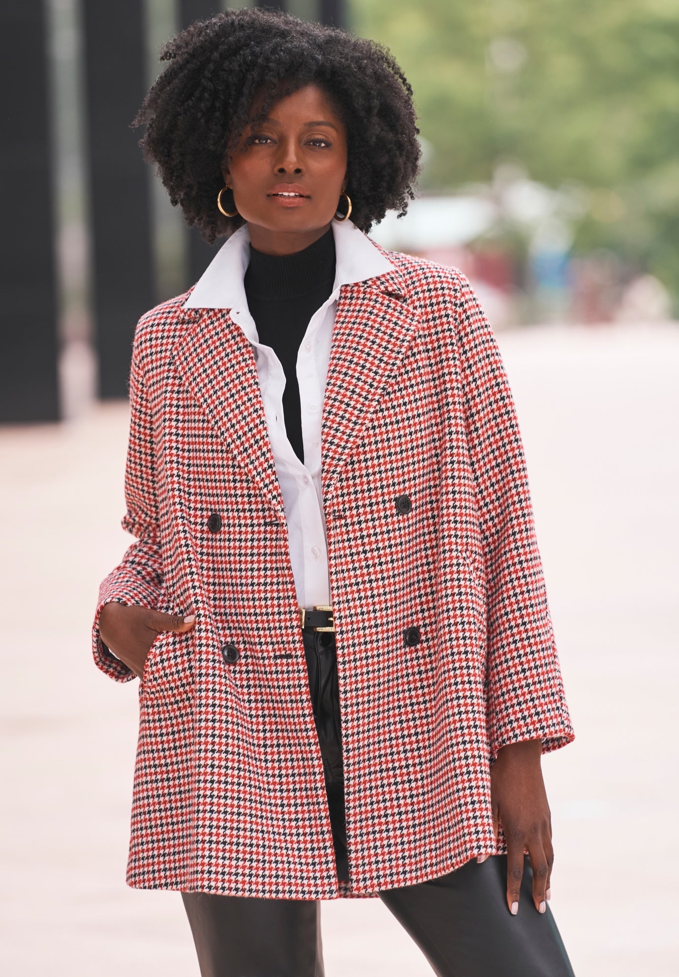 A-Line Wool Peacoat image number 0