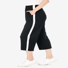 Side-Stripe Cotton French Terry Capri image number null