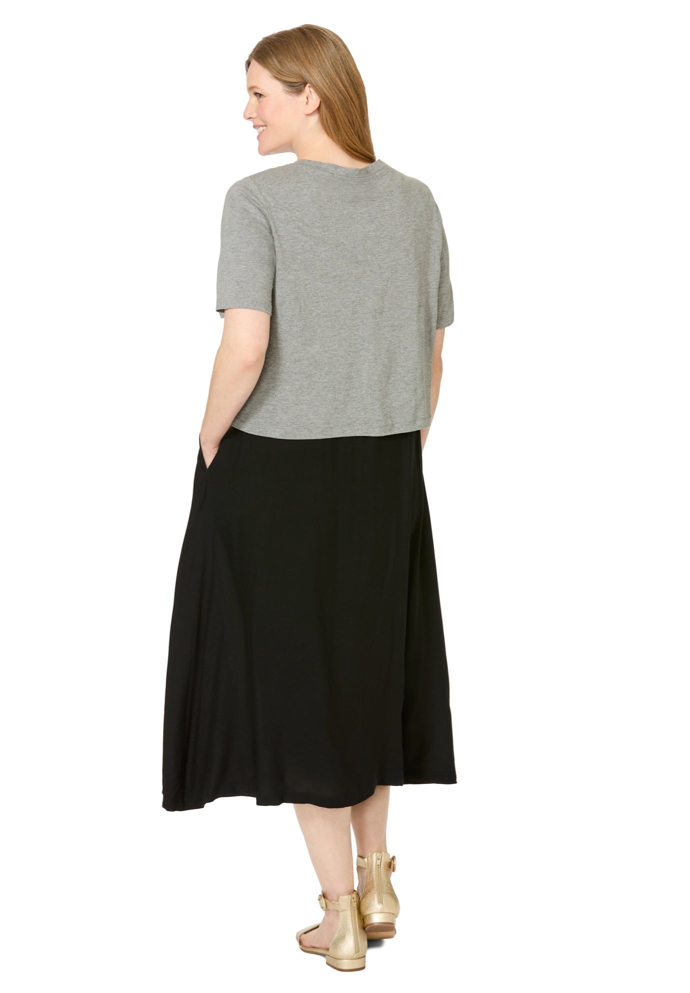 Two-fer Tee Dress image number 1