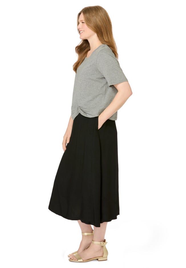 Two-fer Tee Dress image number 2