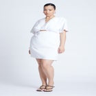 Poplin Twist Mini Dress image number 0