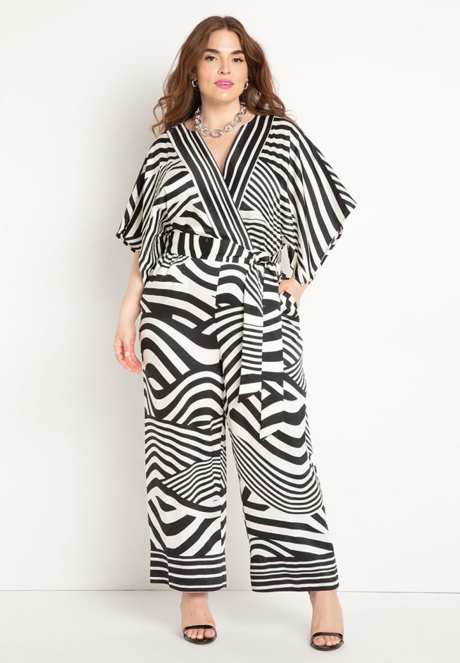 Combo Scarf Print Jumpsuit image number null