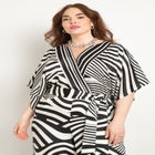 Combo Scarf Print Jumpsuit image number null