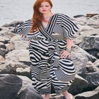 Combo Scarf Print Jumpsuit image number null