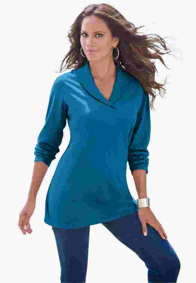 Shawl Collar Ultimate Tee image number 0