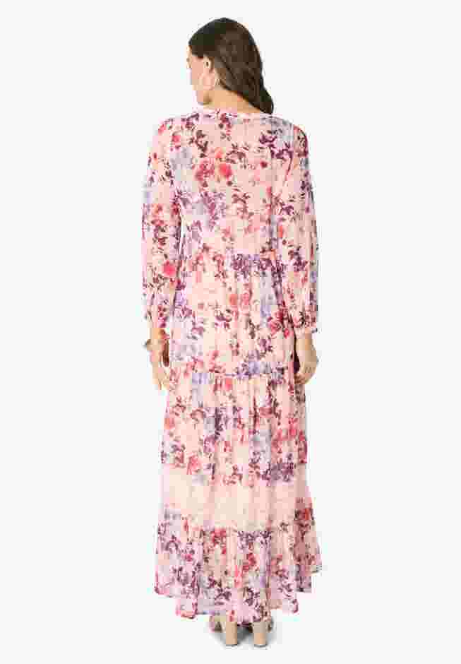 Lace Tiered Maxi Dress image number 1