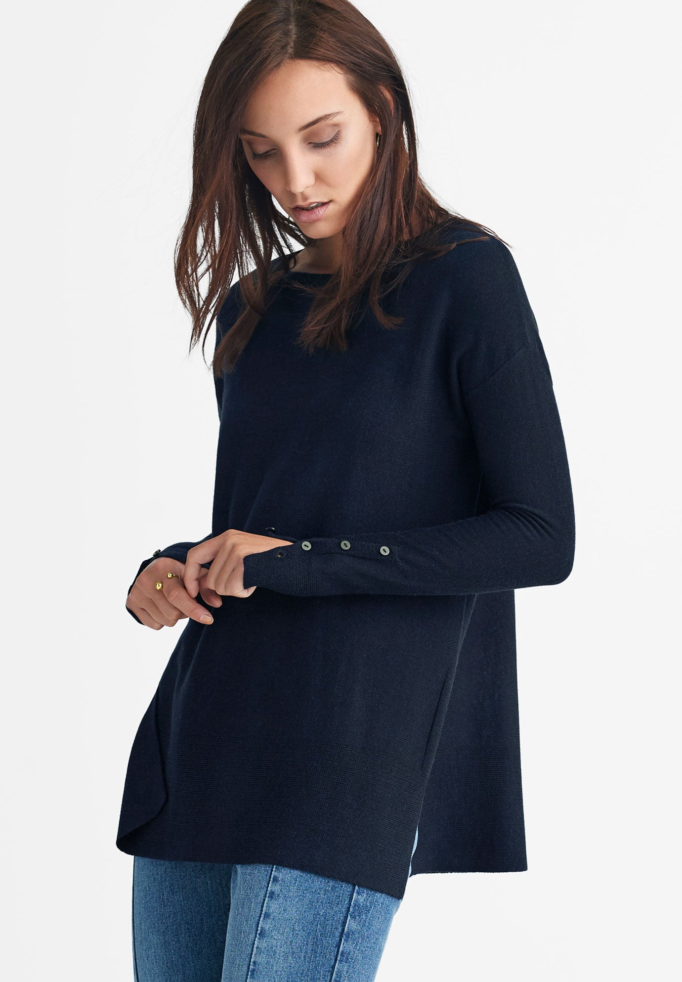 Boatneck Sweater Tunic image number 0