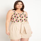 Intarsia Knitted Tank image number null