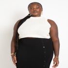 Cropped Knitted Tank image number null