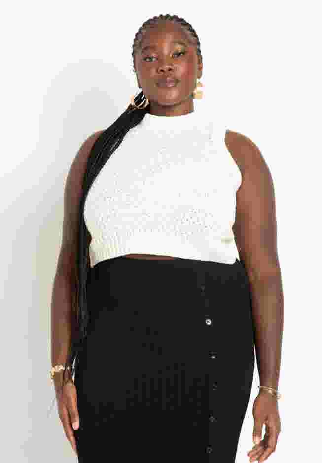 Cropped Knitted Tank image number 0