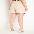 Belted Relaxed Linen Short image number null