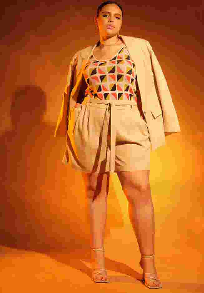 Belted Relaxed Linen Short image number 3