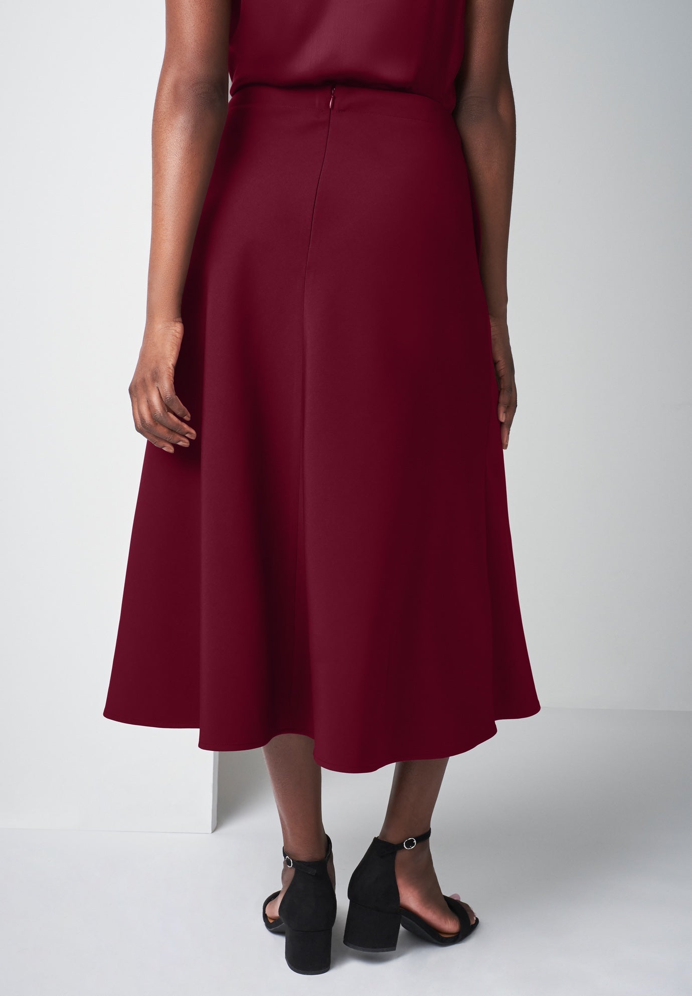 Bi-Stretch Swing Skirt image number 1