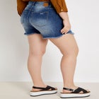 Distressed Denim Short image number null