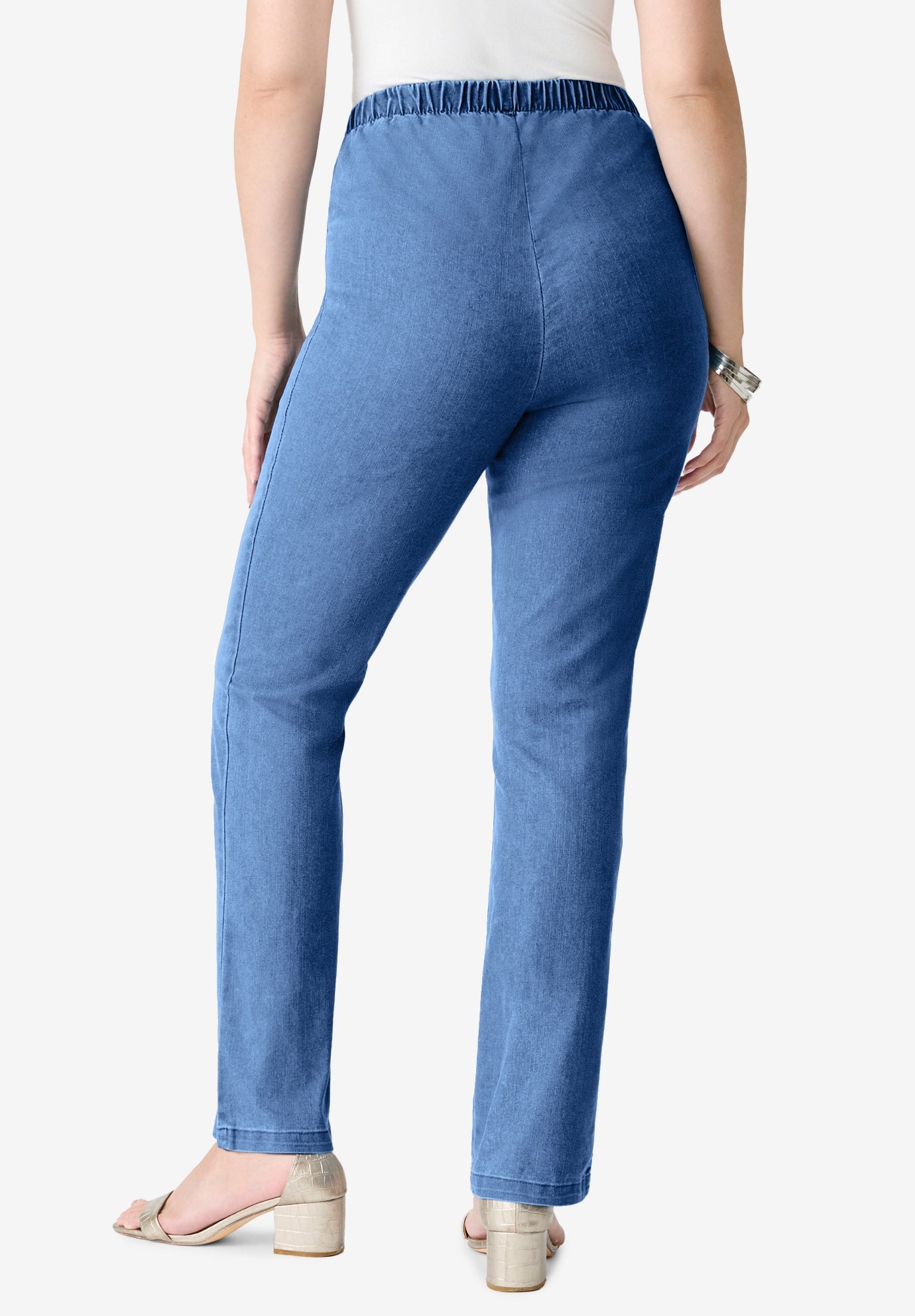 Plus Size Comfort Stretch Straight Leg Jean image number 1