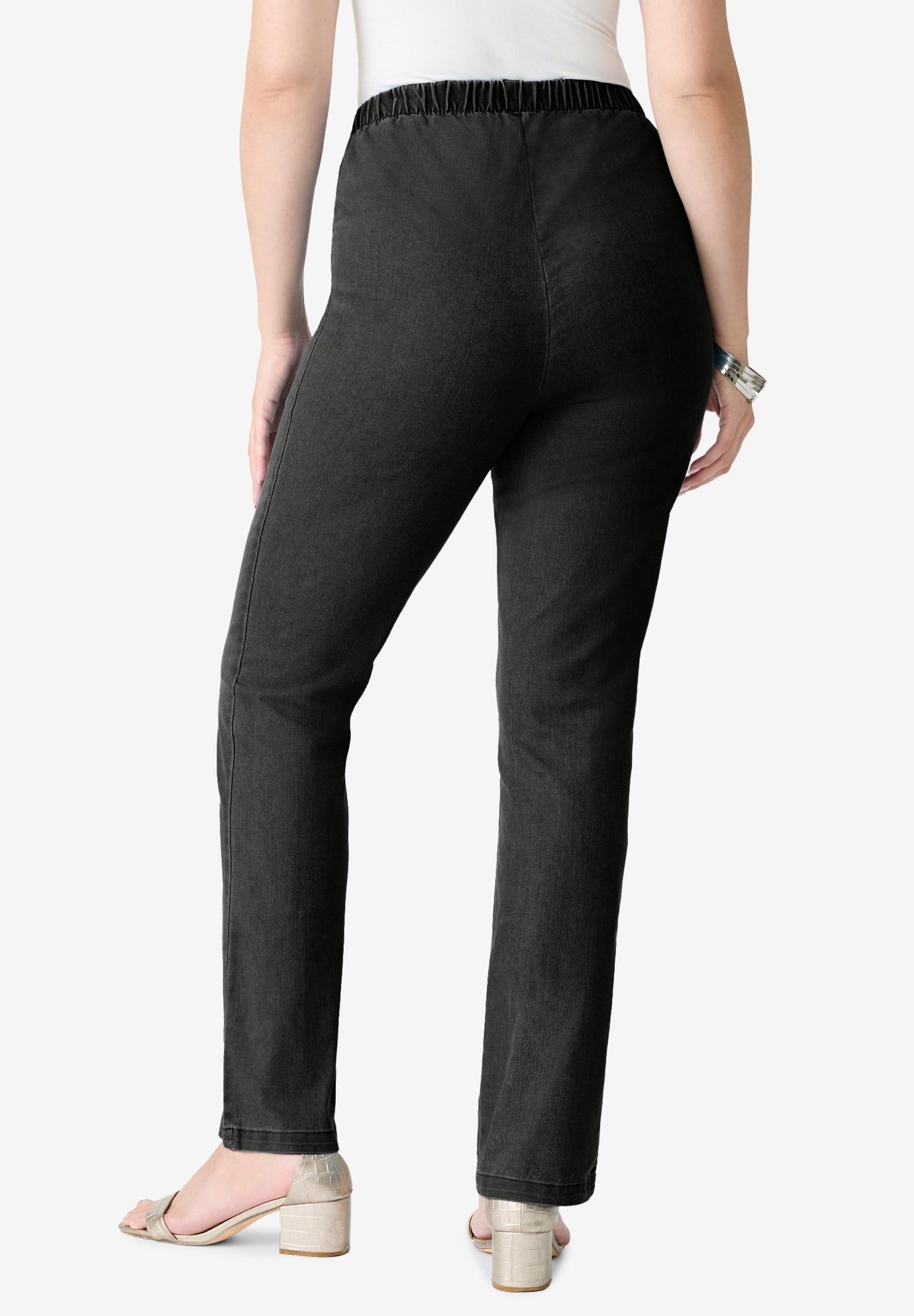 Plus Size Comfort Stretch Straight Leg Jean image number 2