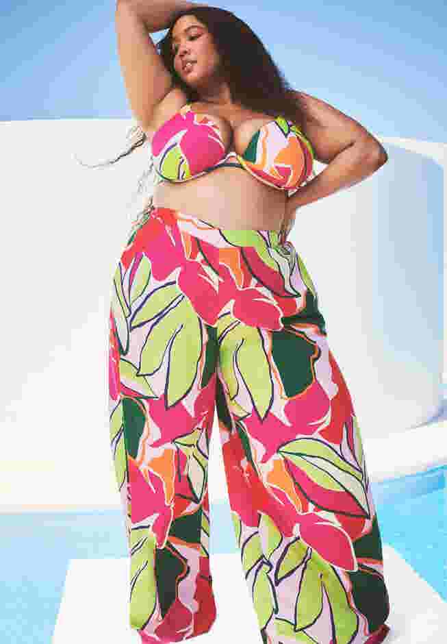 Gabi Fresh Swim x ELOQUII Wide Leg Coverup Pant image number 3