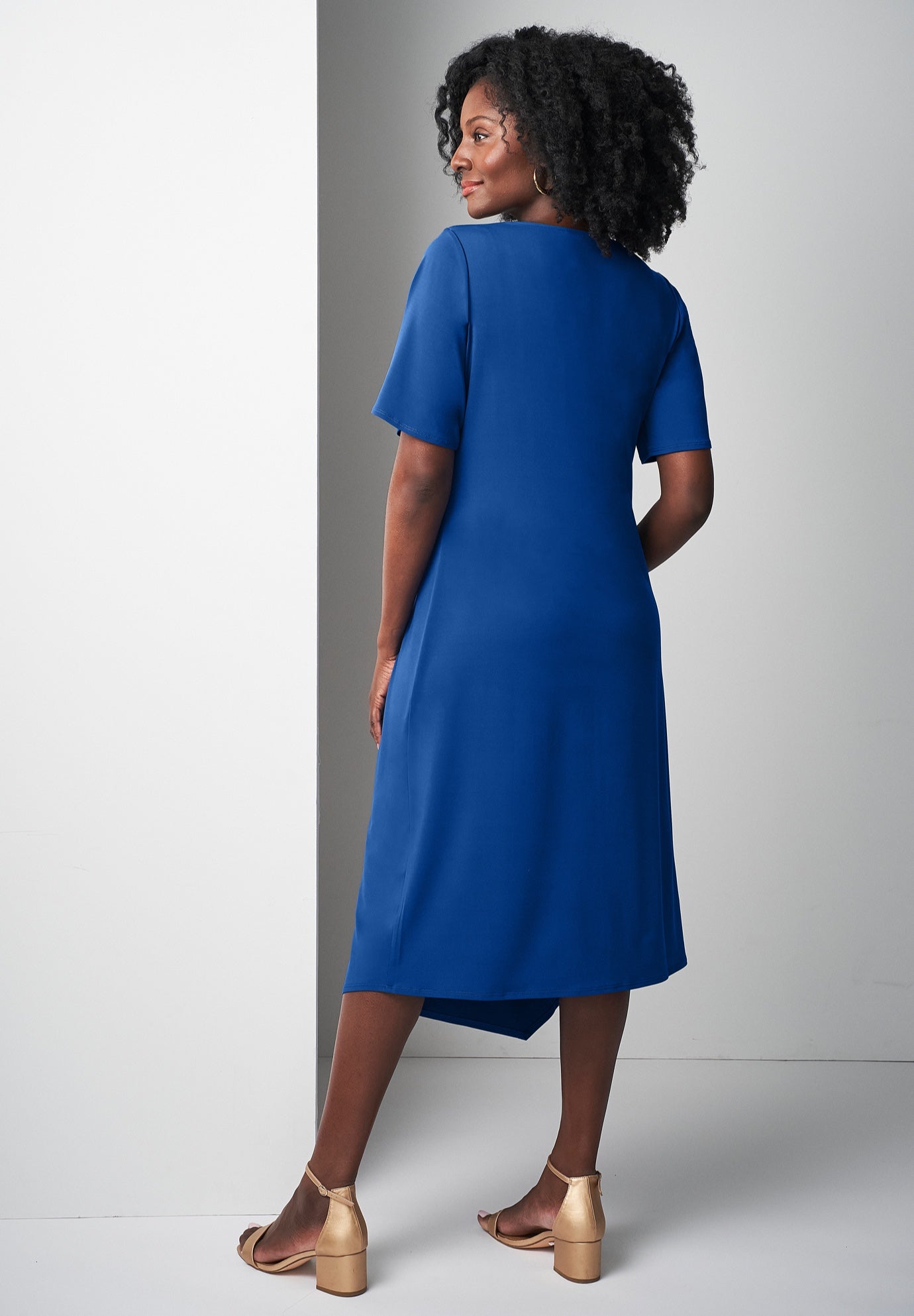 Flutter Sleeve Midi Dress image number 1