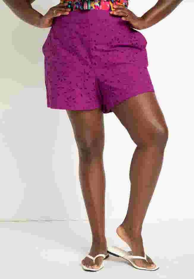 Eyelet Coverup Shorts image number 2