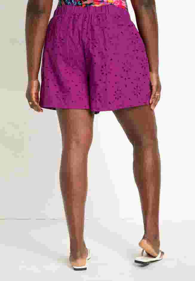 Eyelet Coverup Shorts image number 3