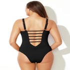 Strappy Plunge One Piece Swimsuit image number null